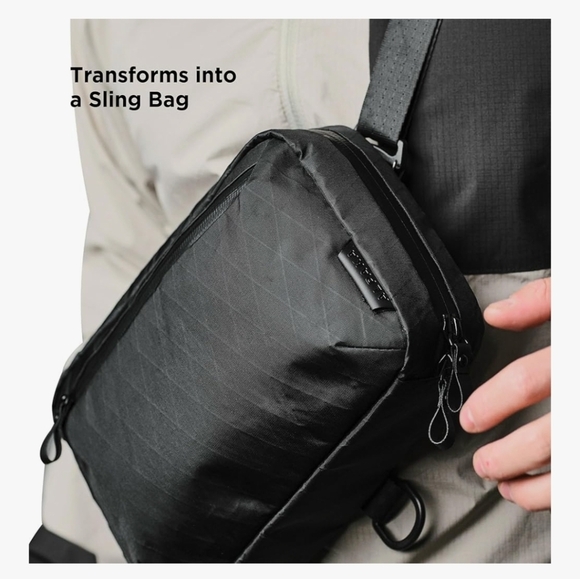 NWT Alpaka Elements tech Case Sling Bag Purse murse - Picture 3 of 8